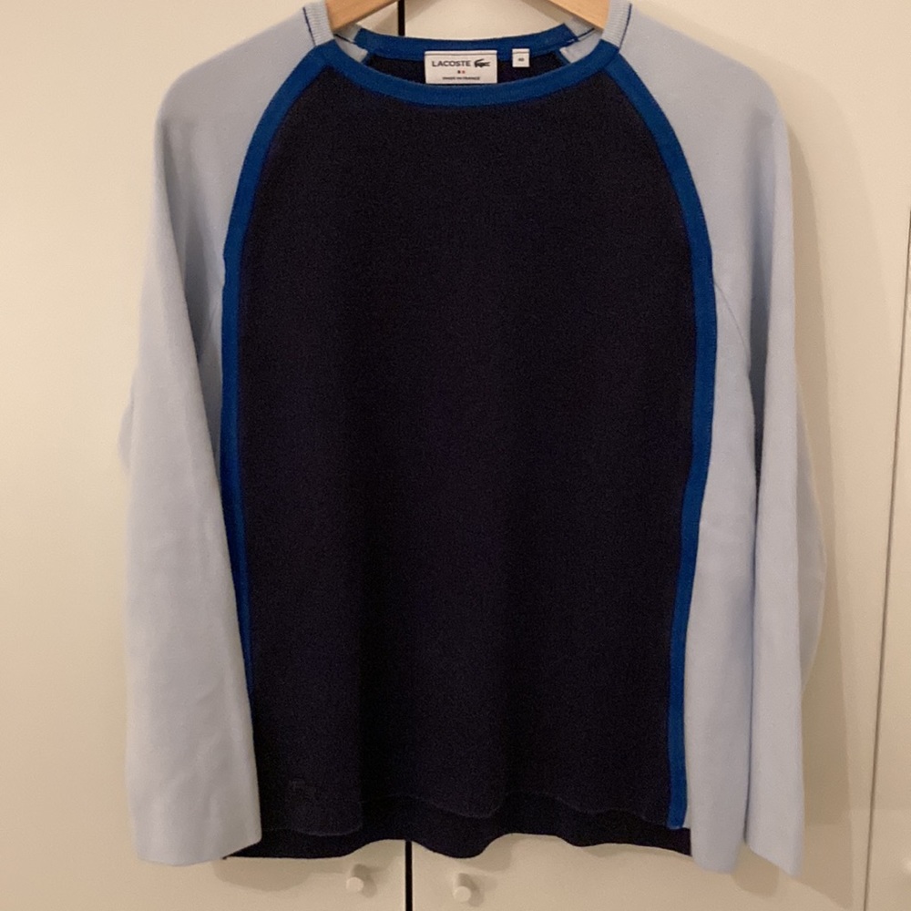 Lacoste pullover dynamic Colorblocking blues 40